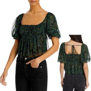 NWT New Free People Penelope Blouse Size L